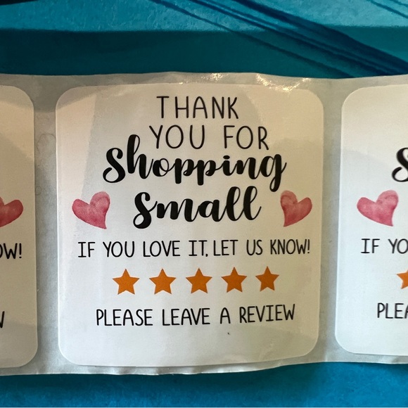 The Blue & Purple Posher's Sales / Gift / Mailing Kit - Picture 9 of 15